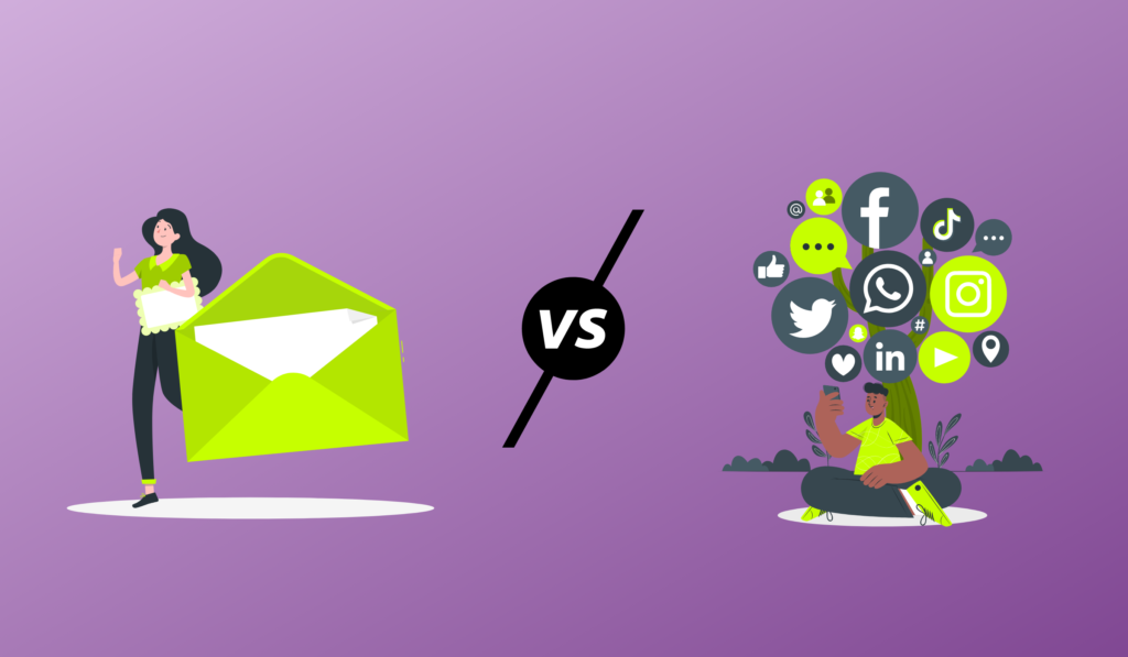 email marketing vs social media marketing